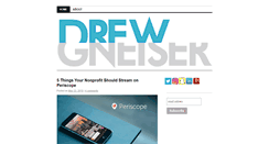 Desktop Screenshot of drewgneiser.com