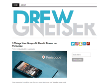Tablet Screenshot of drewgneiser.com